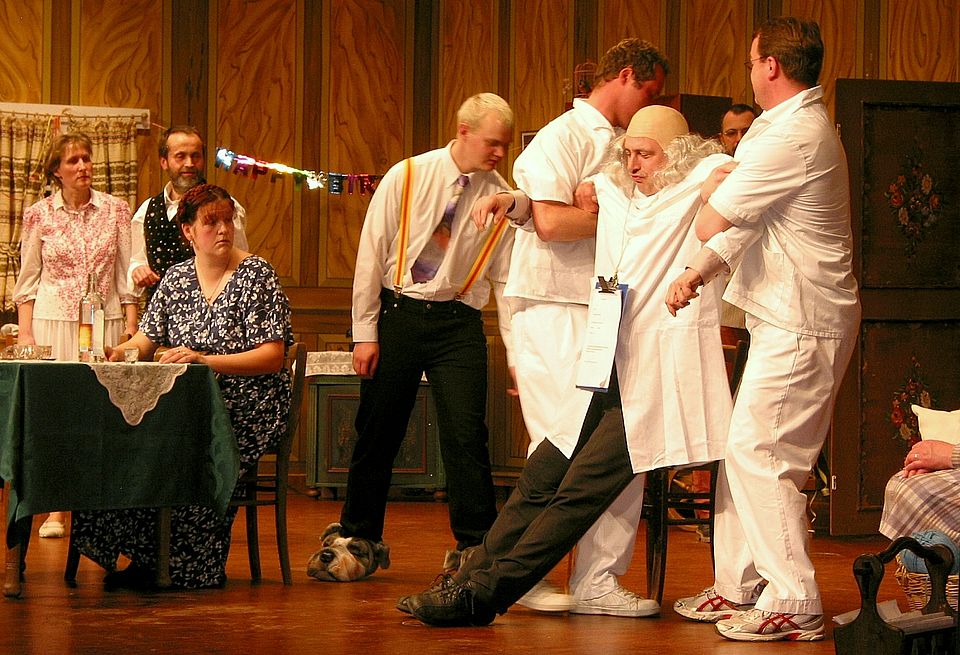 Die Theatergruppe in Action