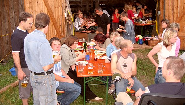 Das Grillfest des Trachtenvereins 