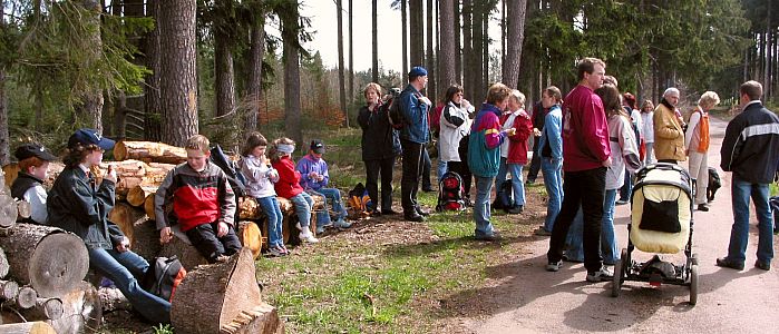 Rast auf der Langen Gasse