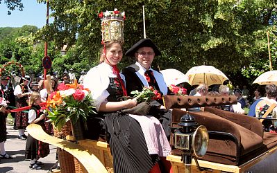 Der Umzug beim Schwyzertag in Tiengen