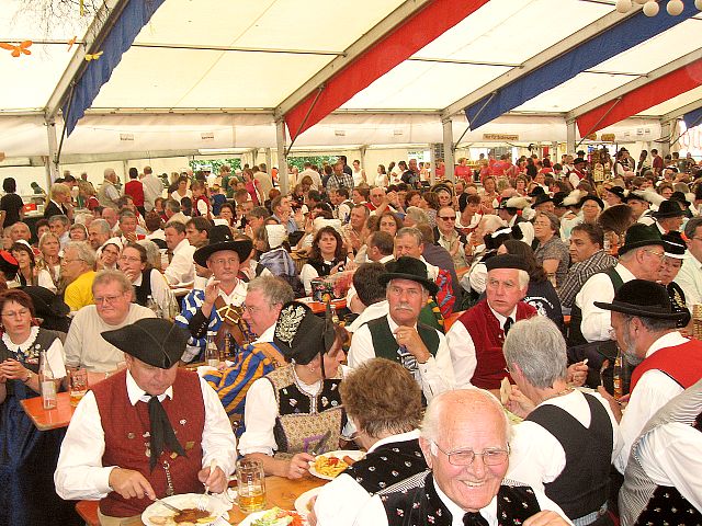 Die Ehrengste beim Gautrachtentreffen