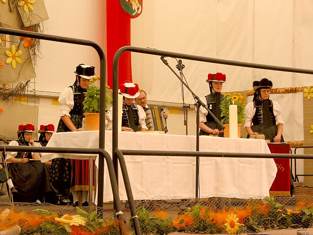 Der kumenische Gottesdienst beim Gautrachtentreffen