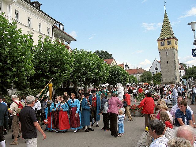 Die Altstadt und der Hafen von Lindau