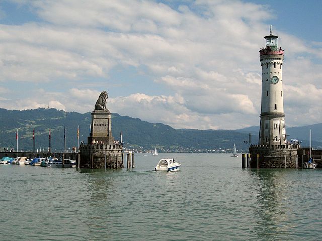 Die Altstadt und der Hafen von Lindau