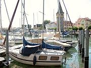 Die Altstadt und der Hafen von Lindau