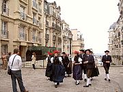 Gruppenbilder beim Weinlesefest in Paris