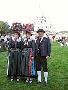 Gruppenbilder beim Weinlesefest in Paris