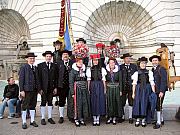 Gruppenbilder beim Weinlesefest in Paris