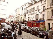 Das Knstlerviertel Montmatre und Paris bei Nacht