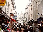 Das Knstlerviertel Montmatre und Paris bei Nacht