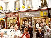 Das Knstlerviertel Montmatre und Paris bei Nacht