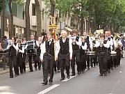 Die  Stadtmusik beim Weinlesefest in Paris