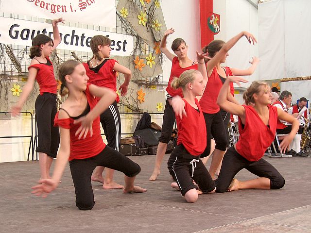 Der Unterhaltungsaben Tanz und Show