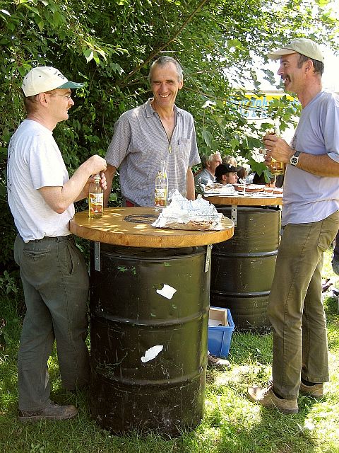 Der Abbau des Festzelts