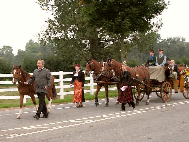 Der Festumzug beim Reitturnier in Donaueschingen