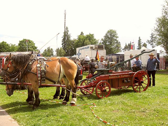 Historische Feuerwehrfahrzeuge