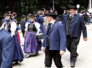 Der Trachtenverein beim Gaufest in Bad Herrenalb 