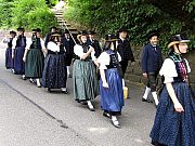 Der Trachtenverein beim Gaufest in Bad Herrenalb 