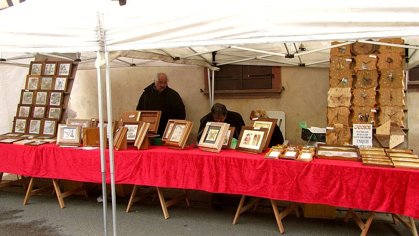 Das Stdtchen Imbsheim und der Kunsthandwerkermarkt 