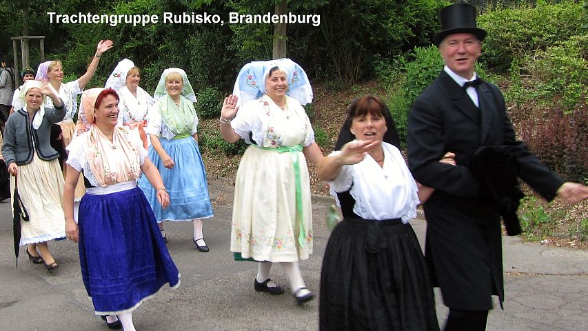 Der Festzug beim Deutschen Trachtenfest in Altenburg 