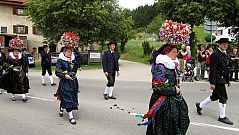 Der Trachtenverein beim Gautrachtentreffen in Niedereschach 