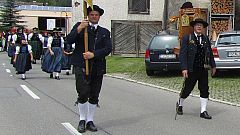Der Trachtenverein beim Gautrachtentreffen in Niedereschach 