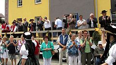 Der Trachtenverein beim Gautrachtentreffen in Niedereschach 