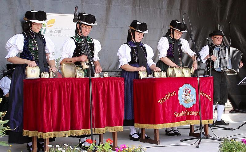 Die Glockengruppe auf der Landesgartenschau